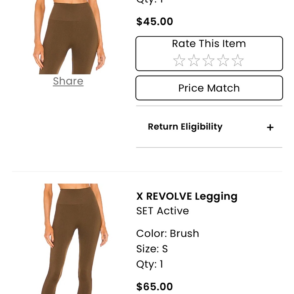 SET Active Brush Leggings